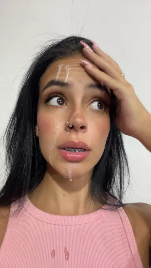 Just shut up and cum all over my face so I can take a selfie with it