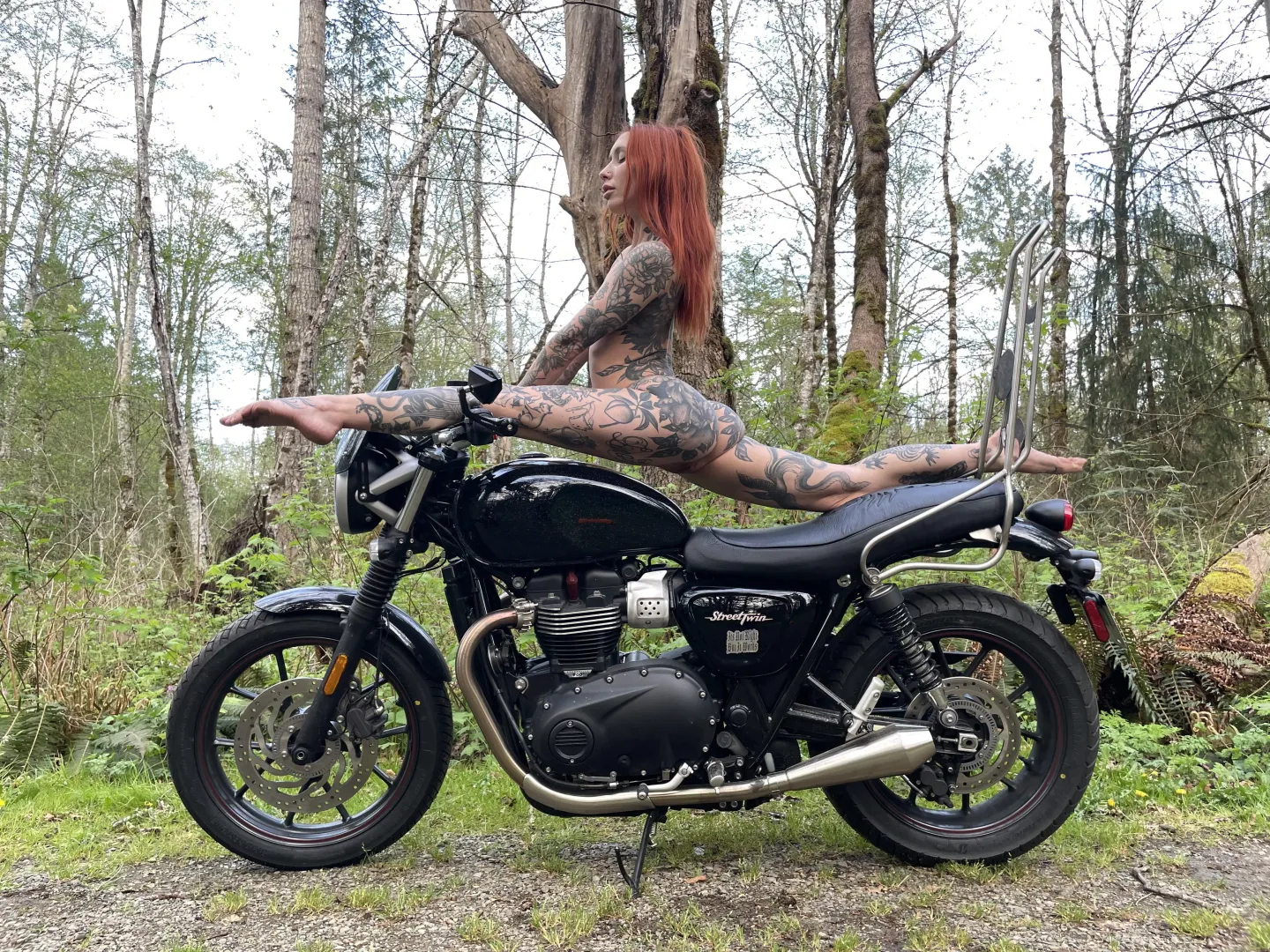 Just some motorcycle camping …