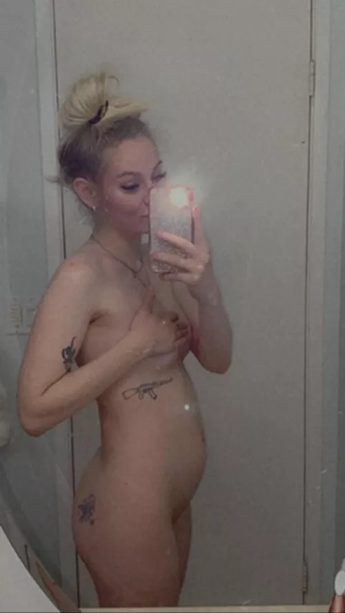 just starting to show! 💦❤️