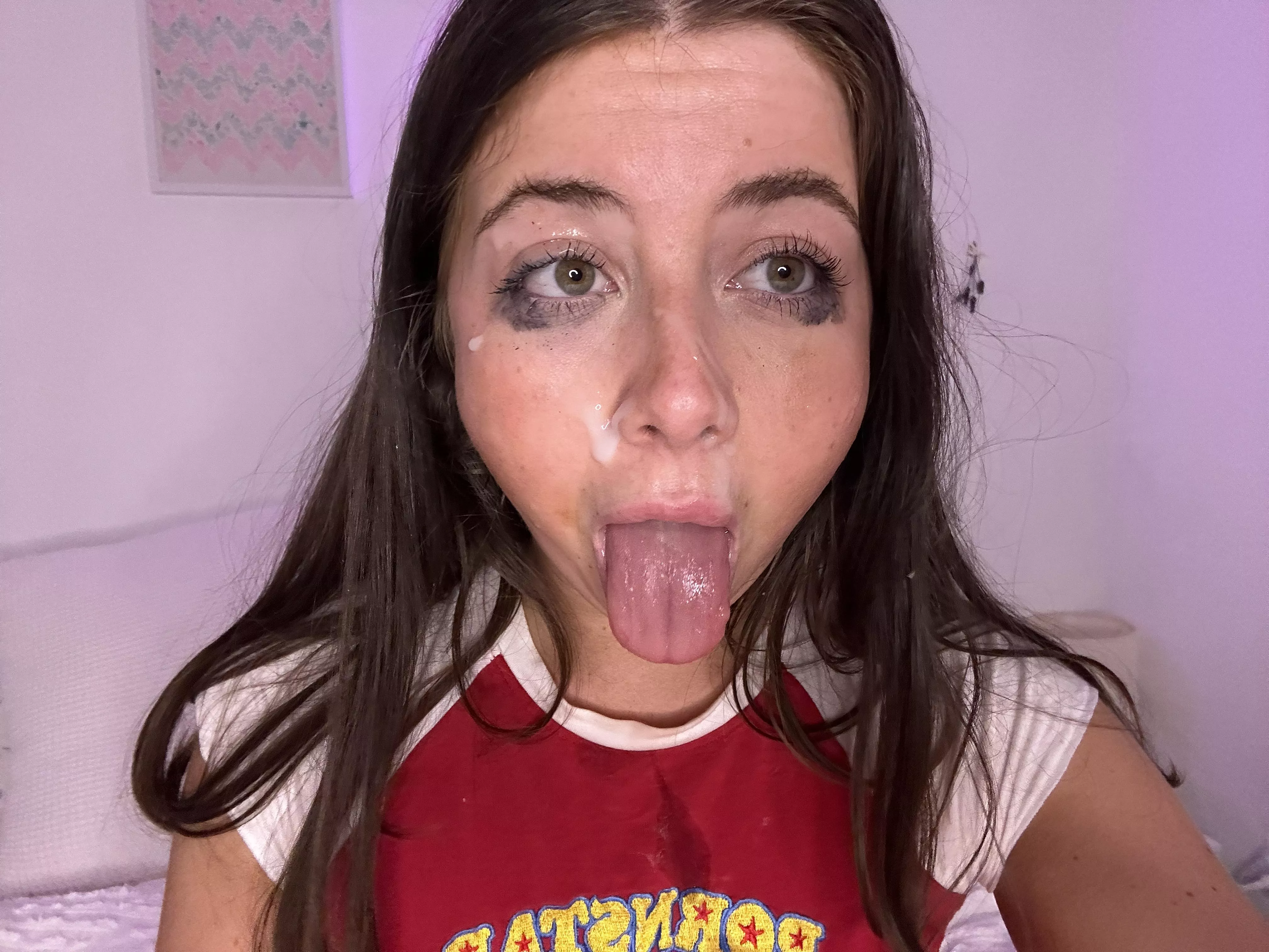 Just the girl next door needing more cum on my face