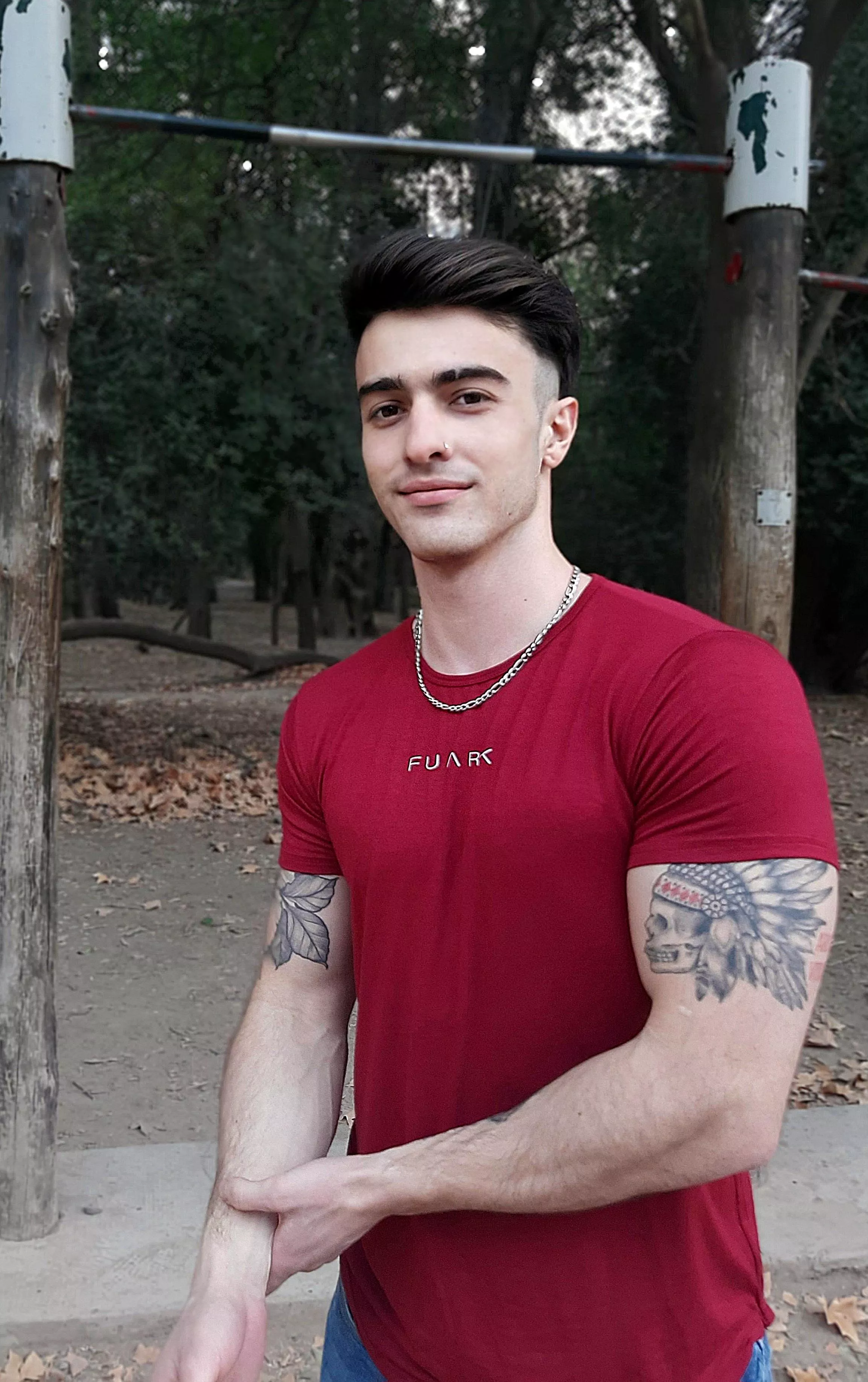 Just trying to look cute after training. I failed 🤣
