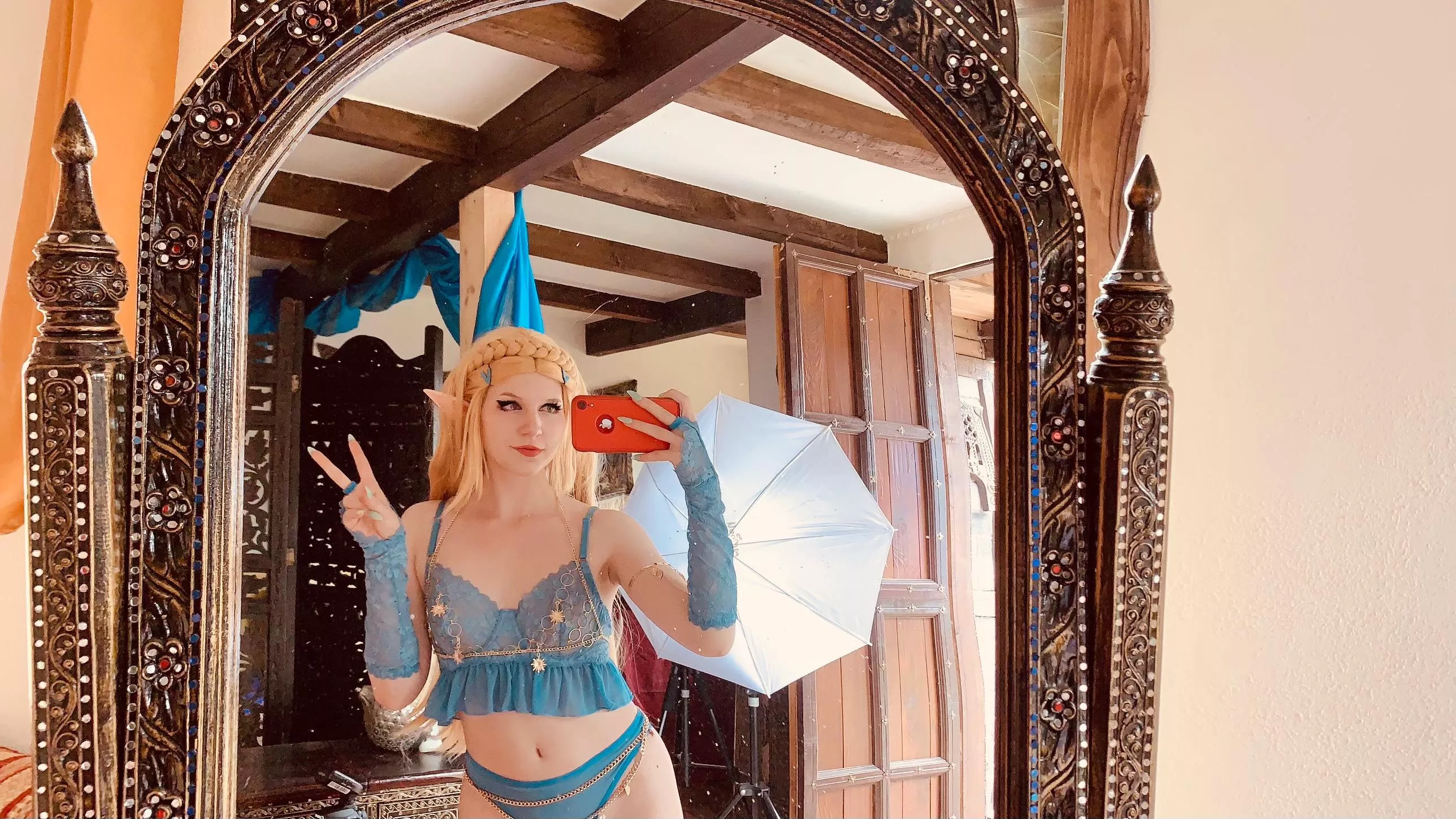 Just waiting for Link to rail me~ Zelda from Breath of the wild by me