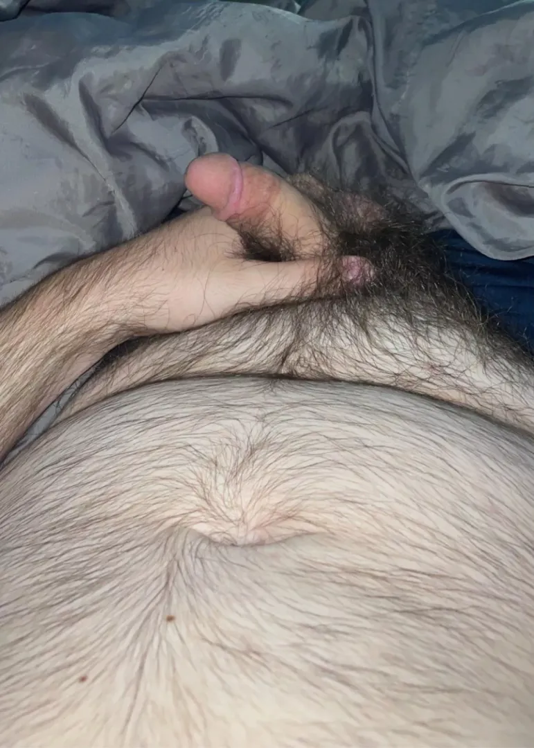 Just waiting for my buddy to show up! Should I leave my cock out? 🤔😏