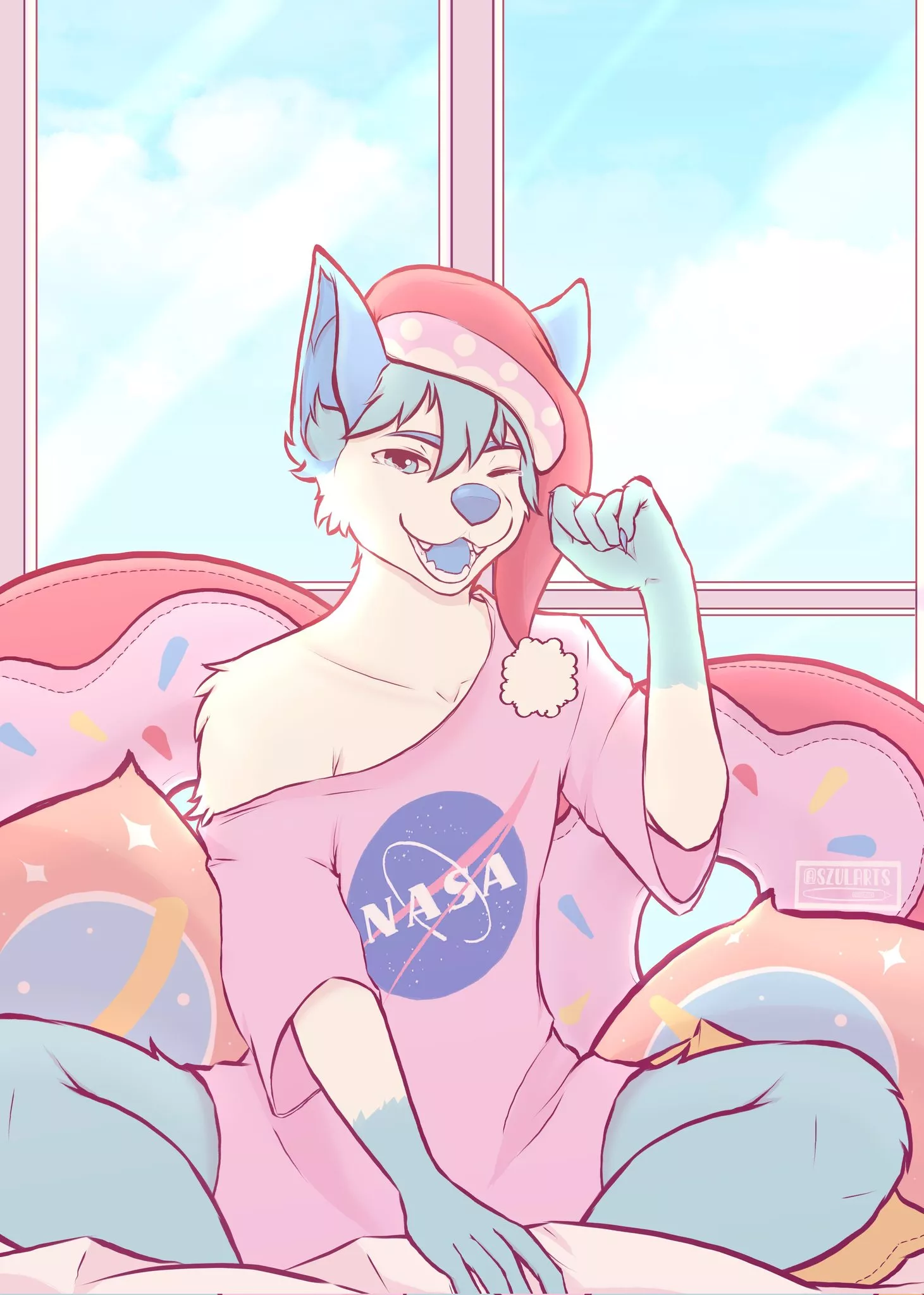 just waking up (Art by me)