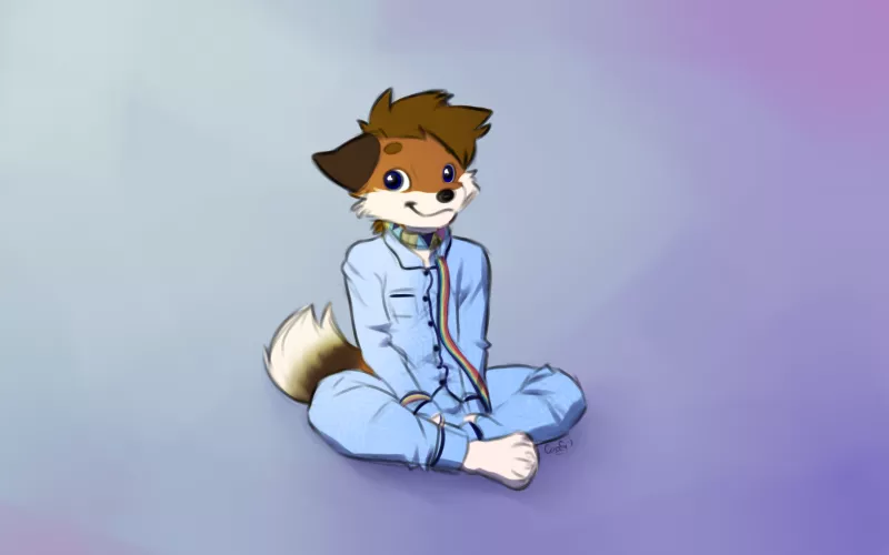Just wanted to share my cutie here (art by me)
