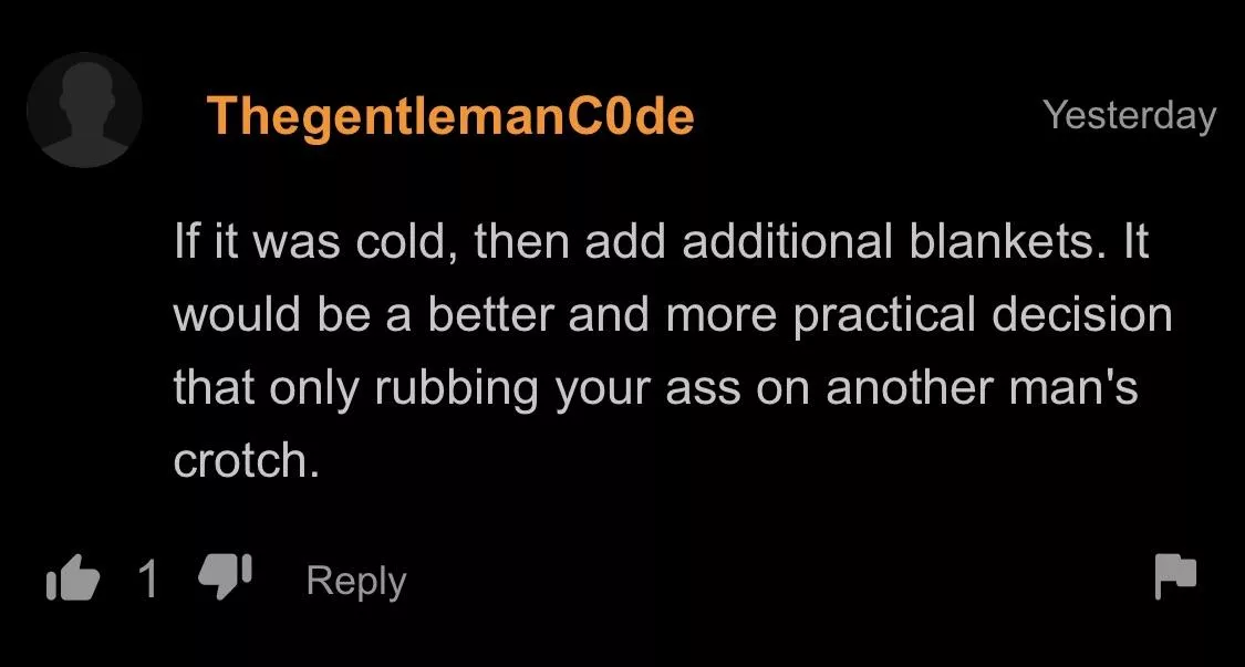 Just wear a blanket
