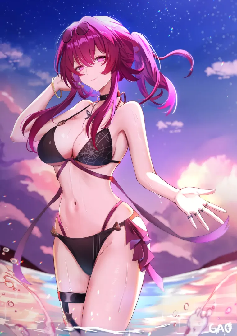 Kafka in the water (GAO_KAWA) [Honkai Series / Honkai: Star Rail]