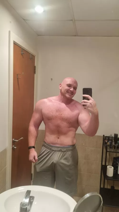 Keep hearing grey joggers are a turn on how about grey shorts?