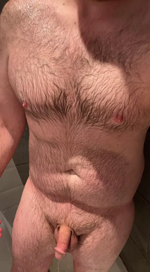 Keeping the chest hair clean is key