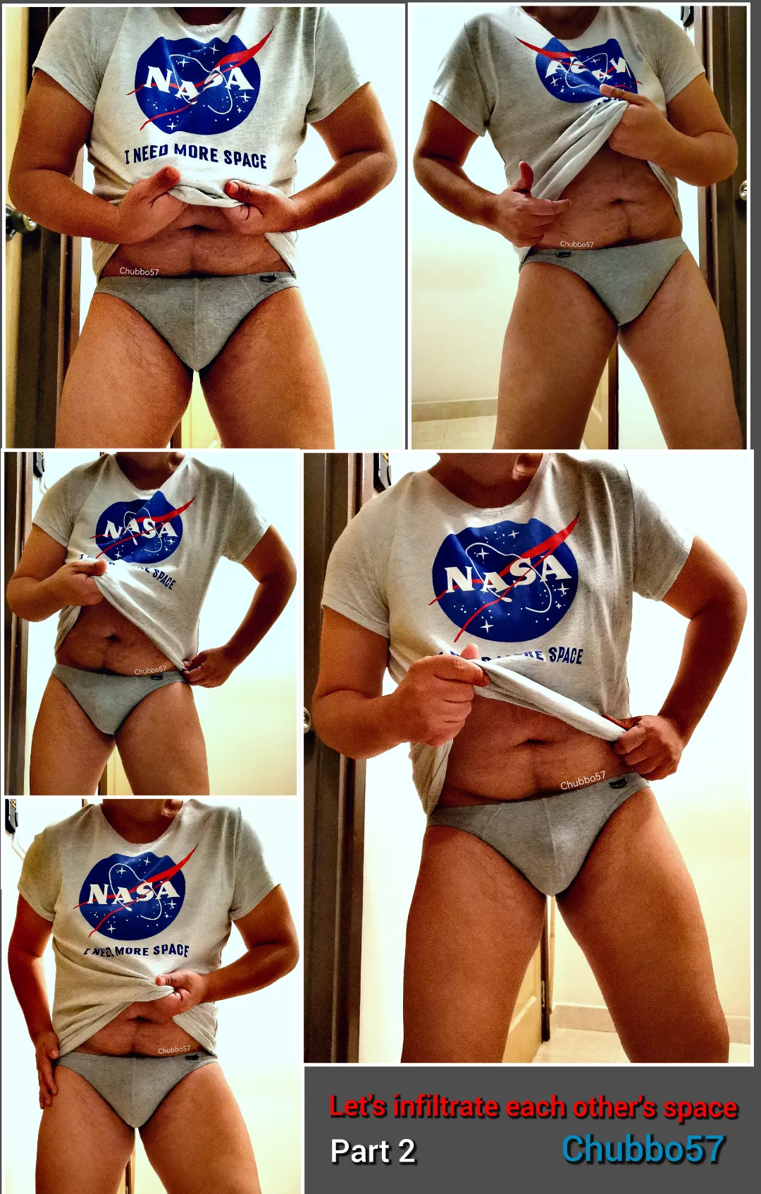 Kink: Grey bikini underwear. I like space shuttles and black holes 😜🌌👨‍🚀🚀🌚