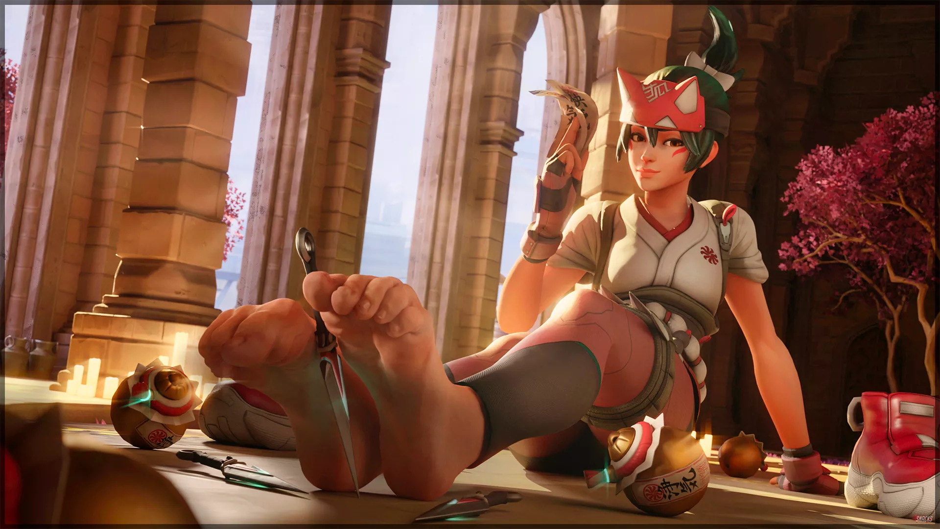 Kiriko Feets (snacks) [Overwatch]
