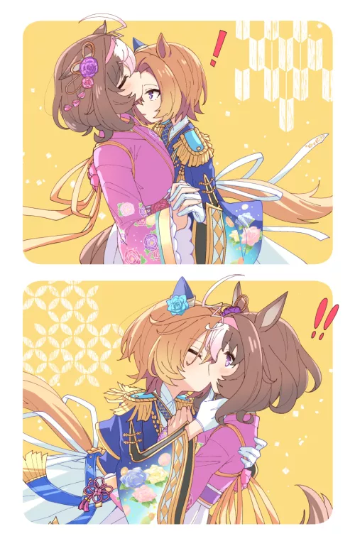 Kiss for a kiss [Uma Musume Pretty Derby]