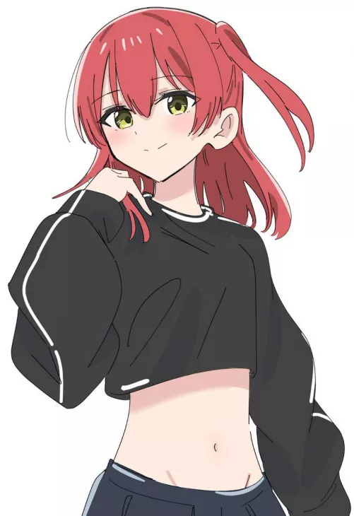 Kita Wearing Her Crop Top (Bocchi The Rock)