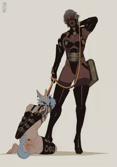 kneeling [ bassenji0 ]