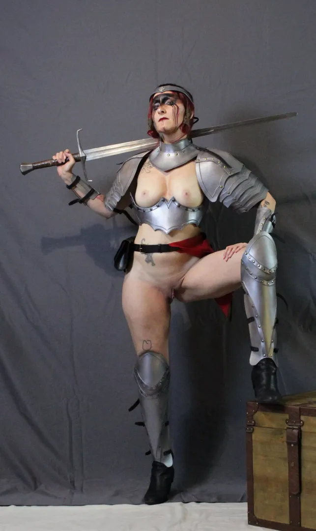 Knightress claims her reward