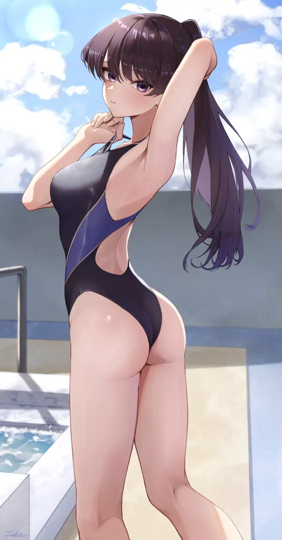 Komi-San Posing For The Camera (Komi Can't Communicate)