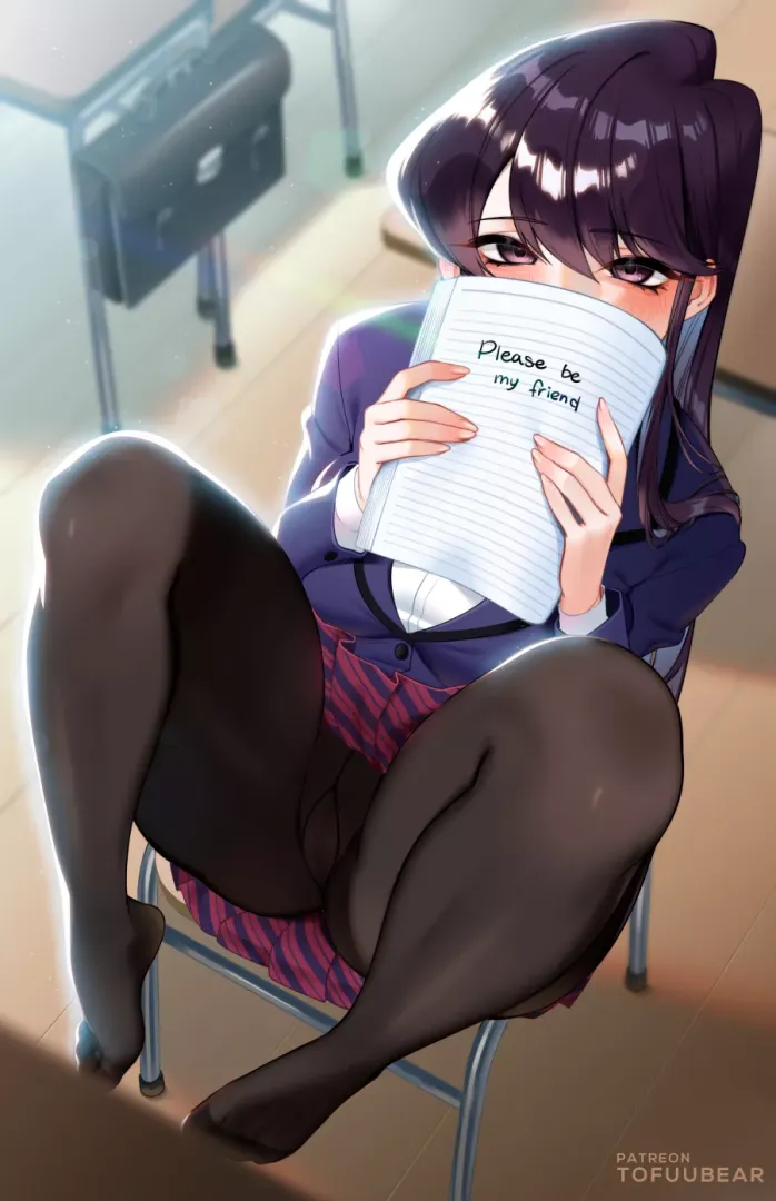 Komi-San Trying To Make Friends (Komi Can't Communicate)