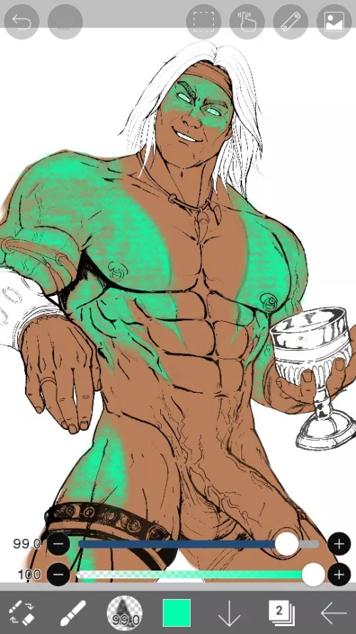 Kotal Kahn WIP by my good friend @ZizeoMero at twitter