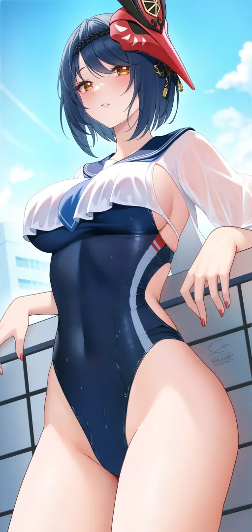 kujou sara [Genshin impact] (fukuro ko)