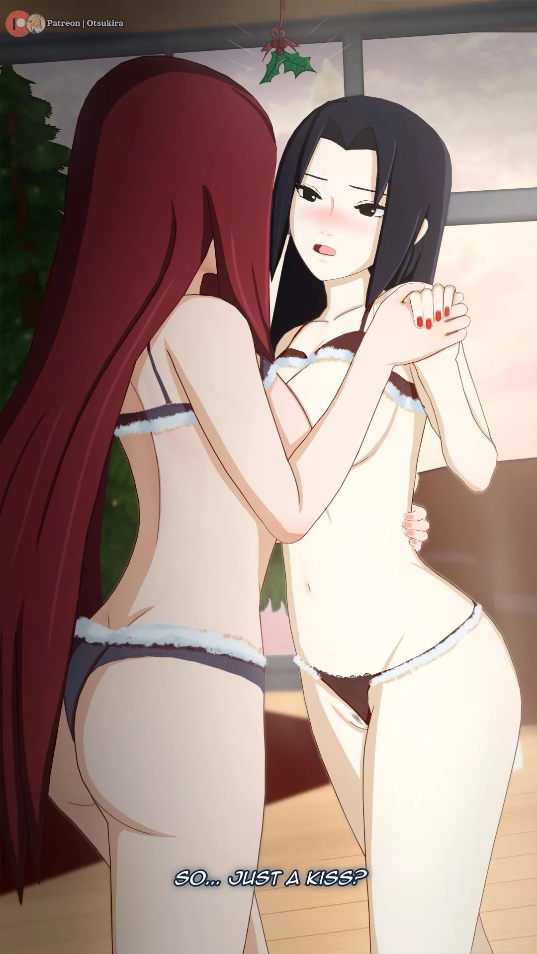 Kushina and Mikoto (Xmas)