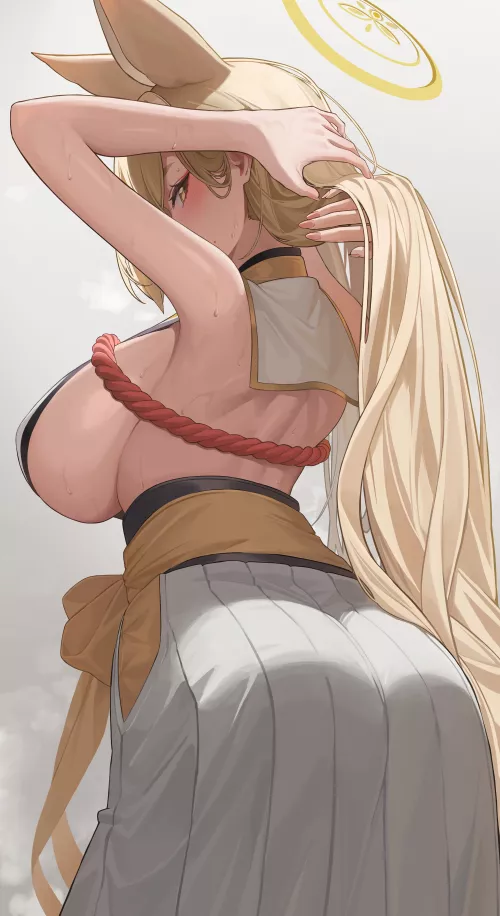Kuwakami Kaho sideboob [Blue Archive]