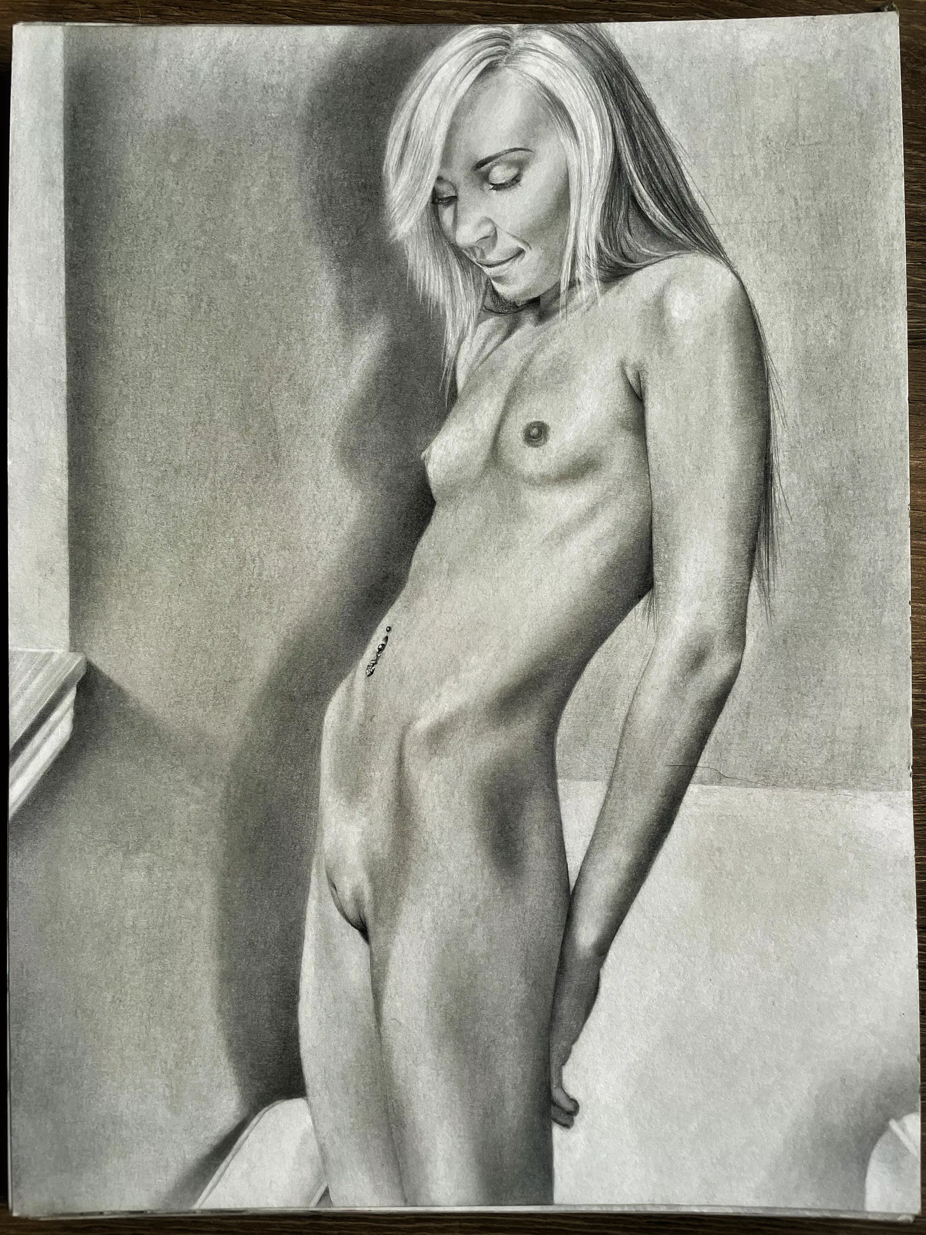 <Kylie> graphite drawing by me