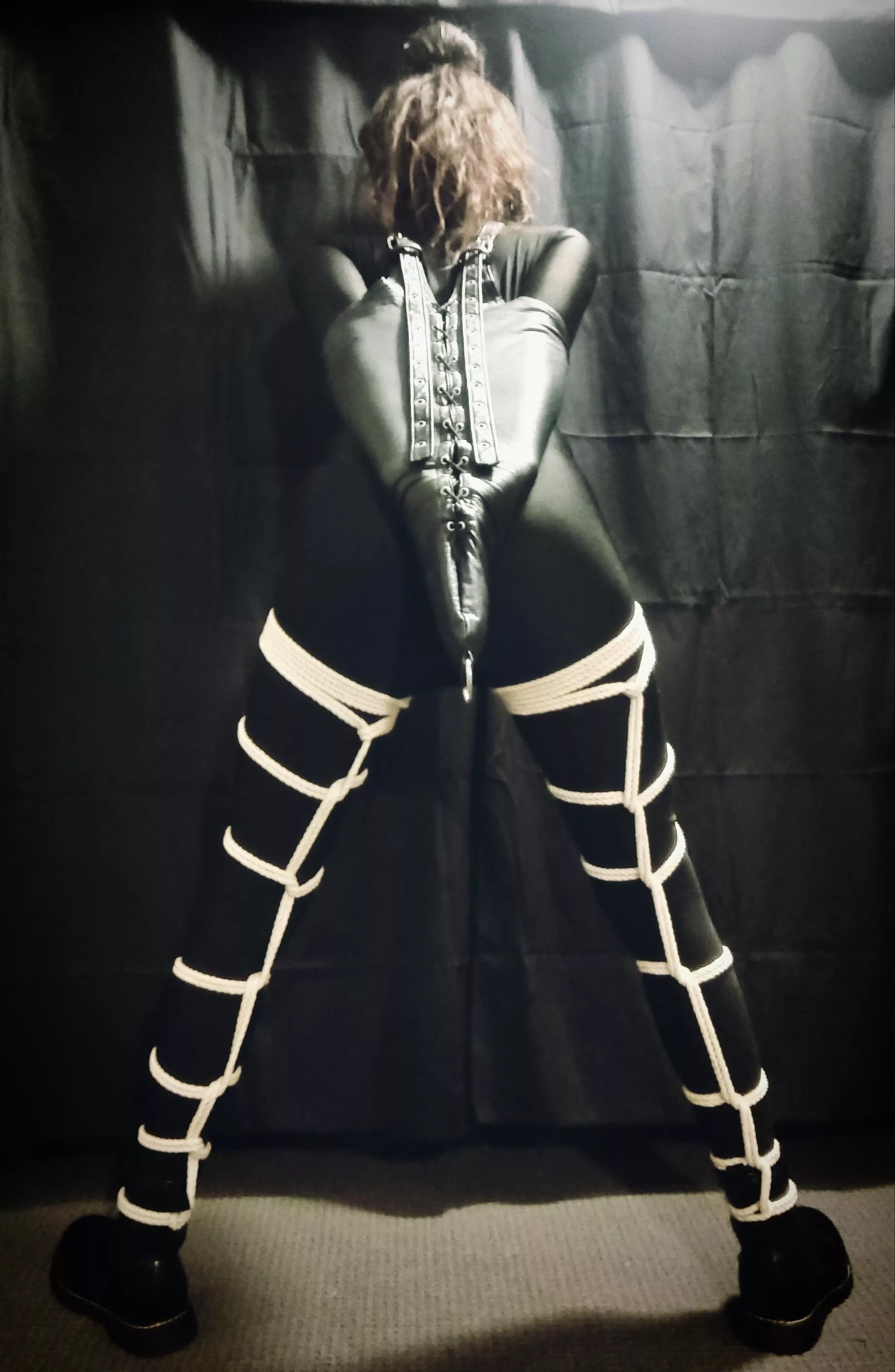 Ladder tie on each leg