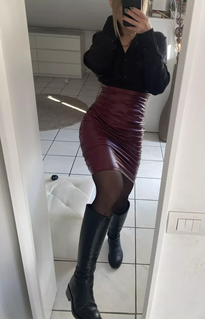 Ladies in leather