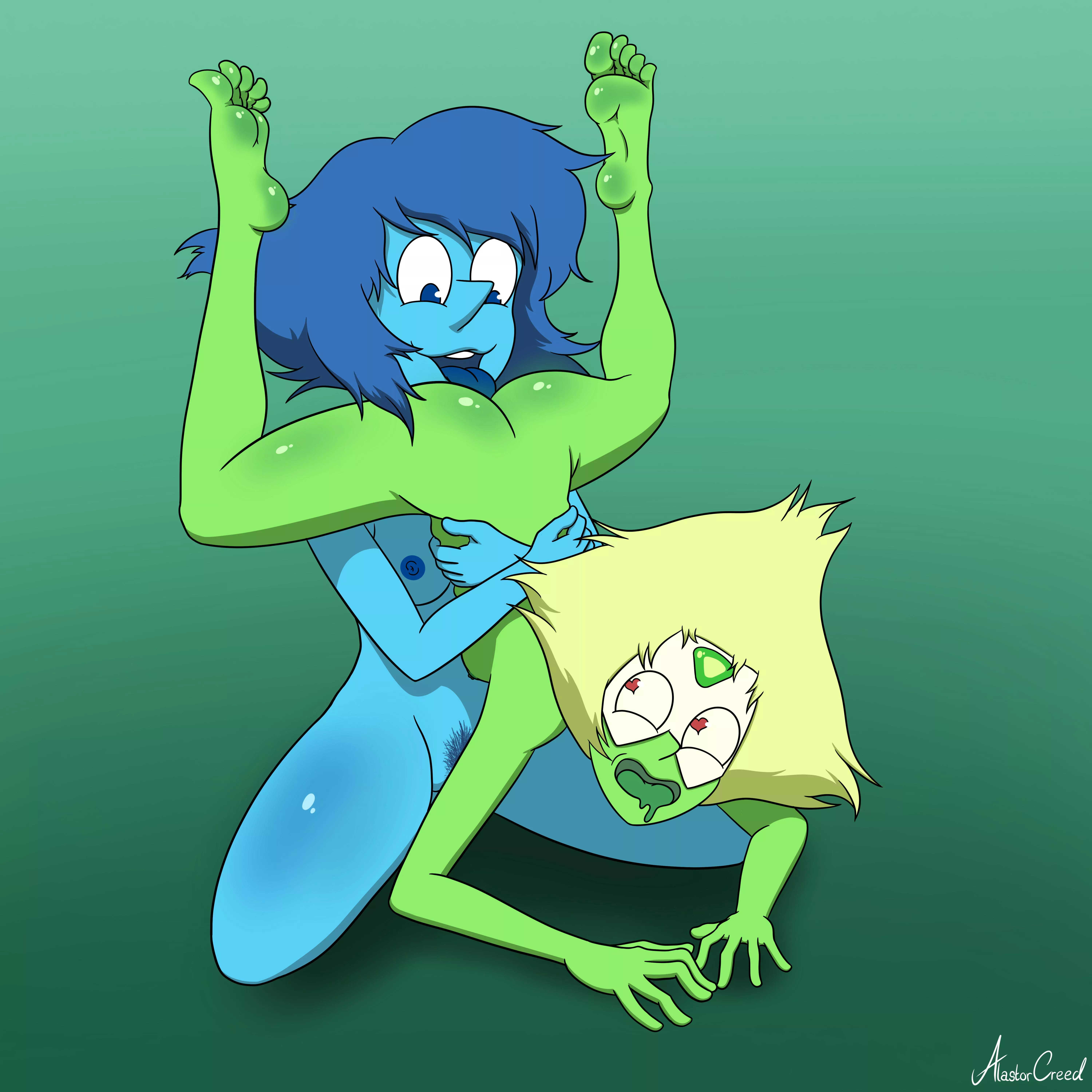 Lapis havin a lil snacc (Alastor_Creed)