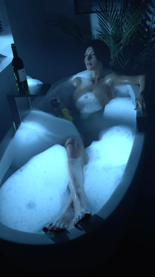 Lara bathing (leeteRR)