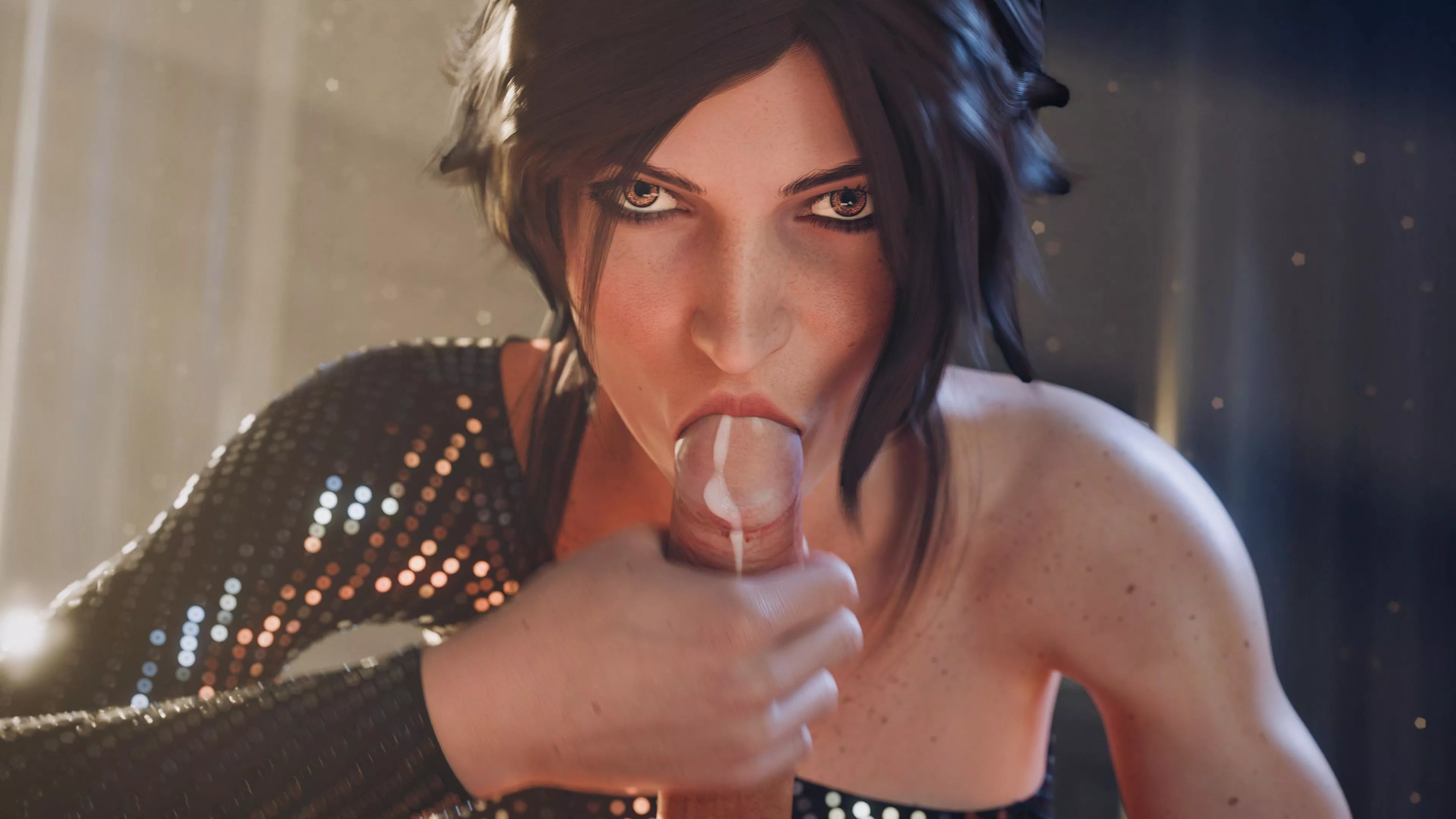Lara sucks (Elisane Tishar)