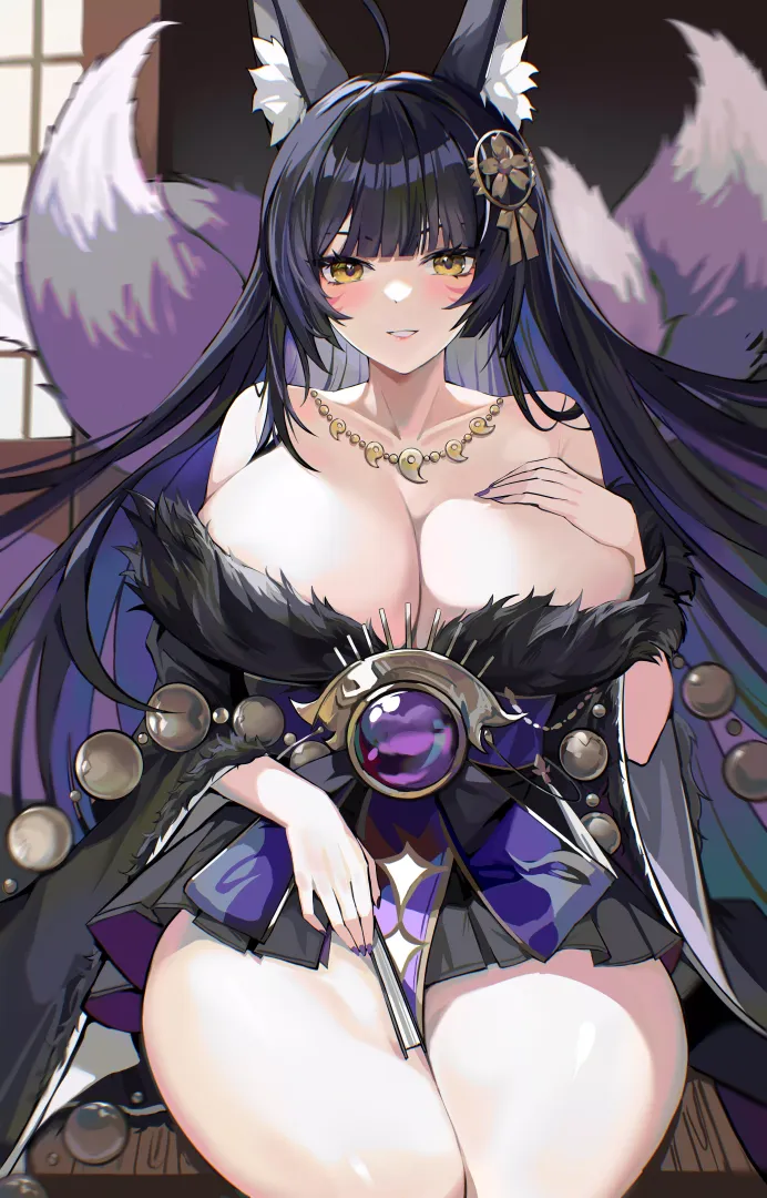 Large Oppai Fox Girl [Azur Lane]