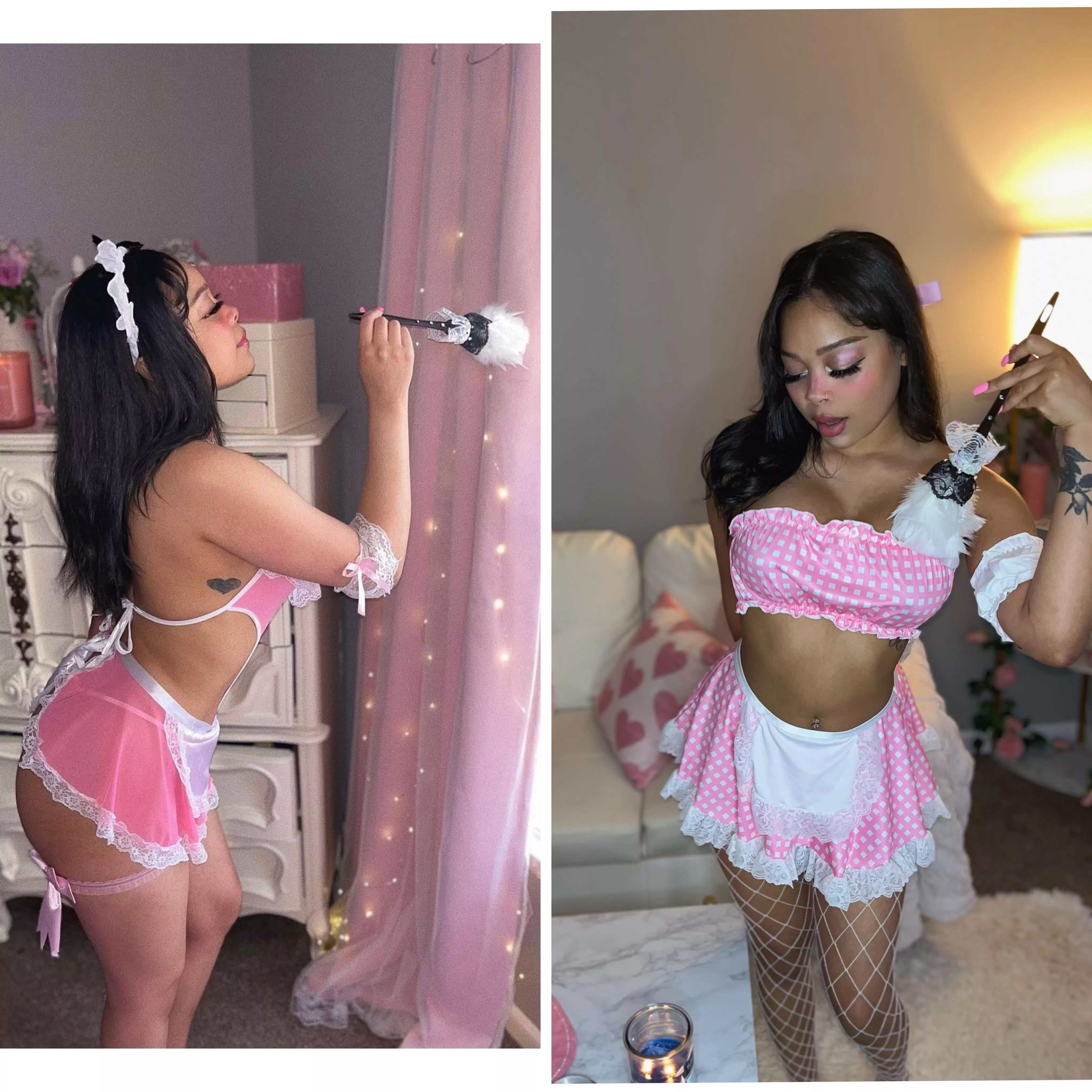 Last year vs this year. Did I finally learn how to dust right?