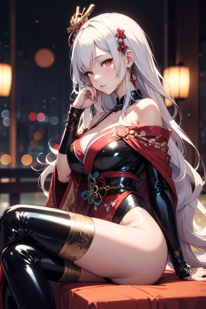 Latex Kimono
