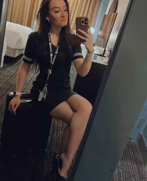 Layover selfie