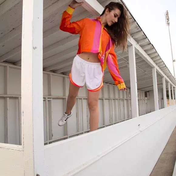 Leaning over