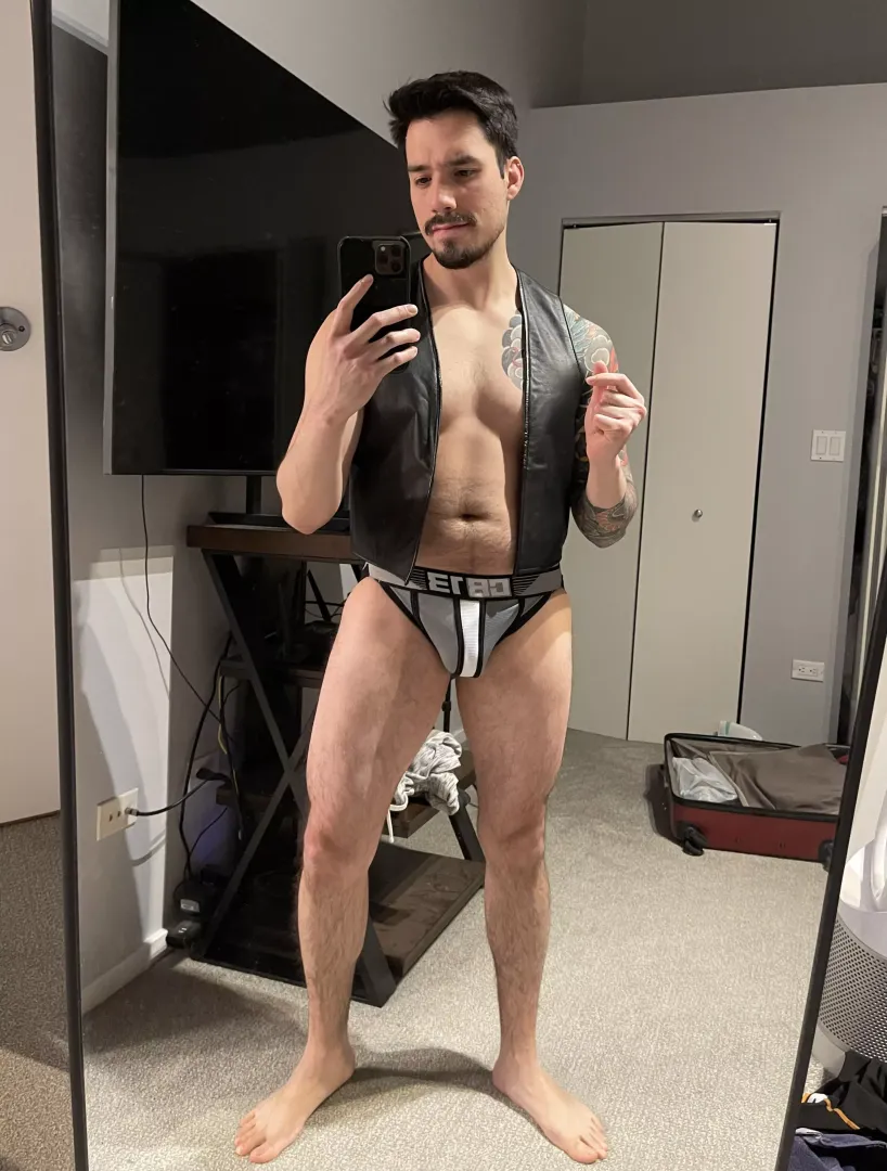 Leather and jockstrap kind of christmas
