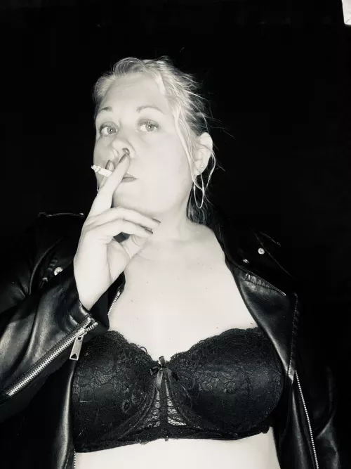Leather and lace