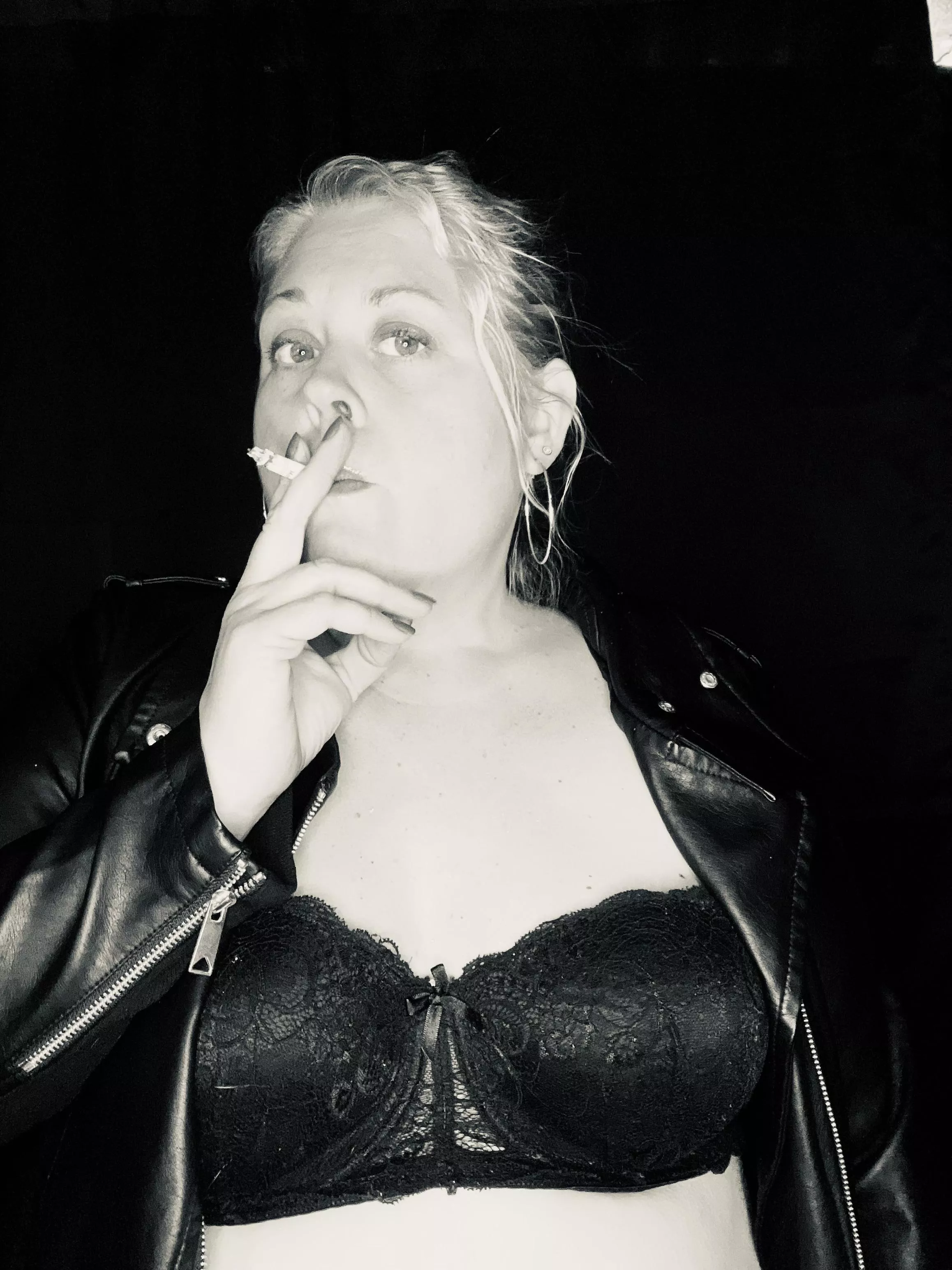 Leather and lace