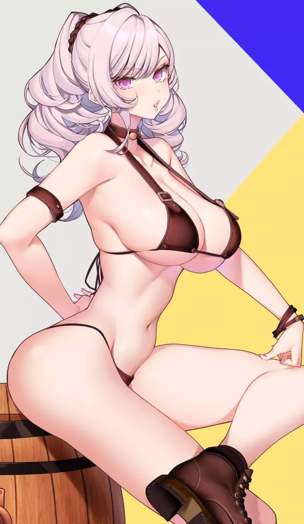 Leather Bra & Boots [Artist's Original]