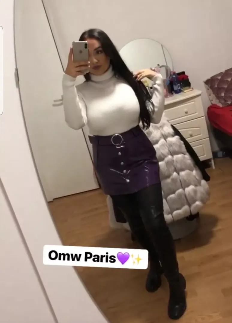 Leather skirts are nice