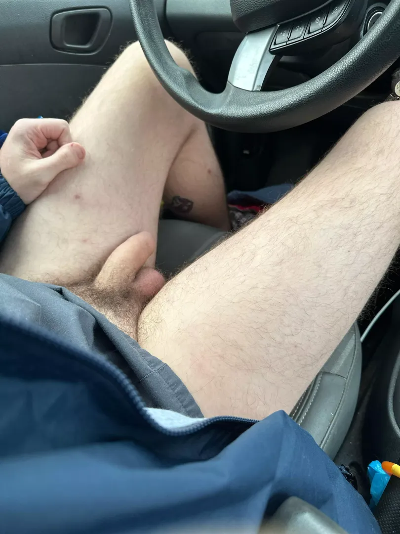 Leaving work driving home