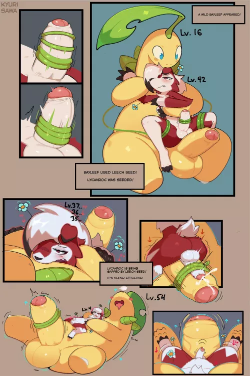 Leech Seed by Kyurisawa (Pokemon Male Level-Drain)