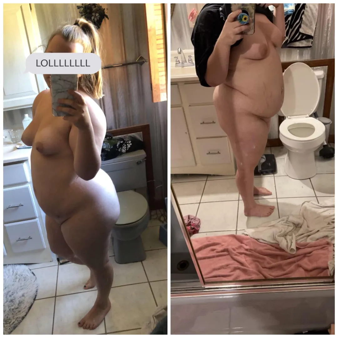 left pic is from 2 years ago. have i gotten bigger?👀