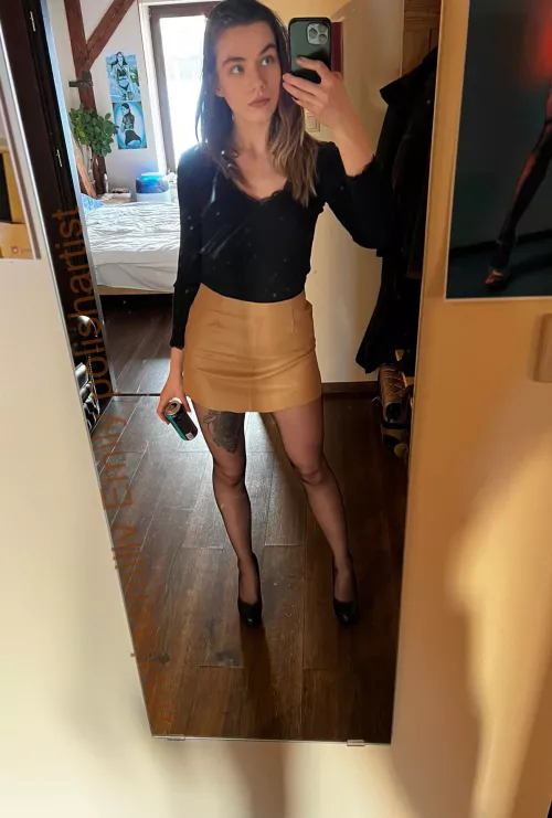 Legs in heels always look better imo