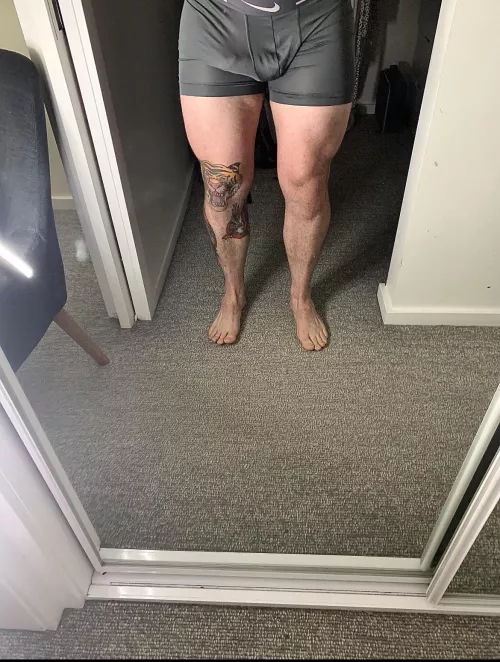 Legs taking shape.