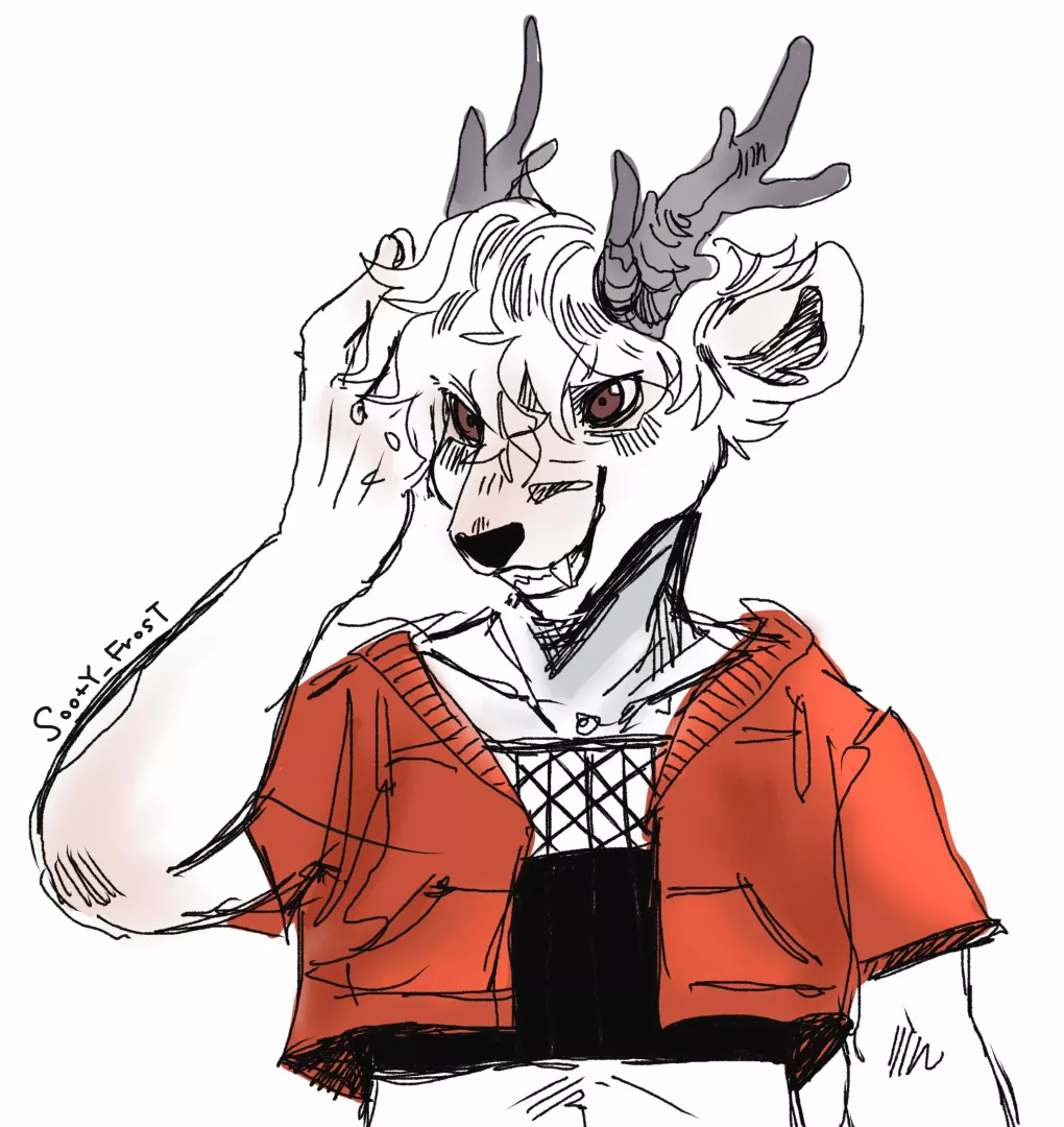 Let me draw your oc in sketch style