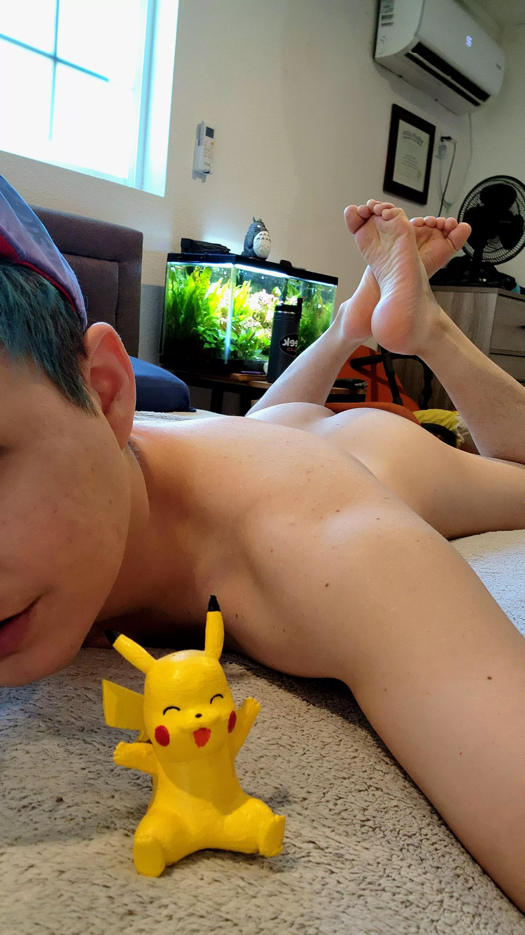 Let Pikachu watch as you use empty your nuts inside me 💦