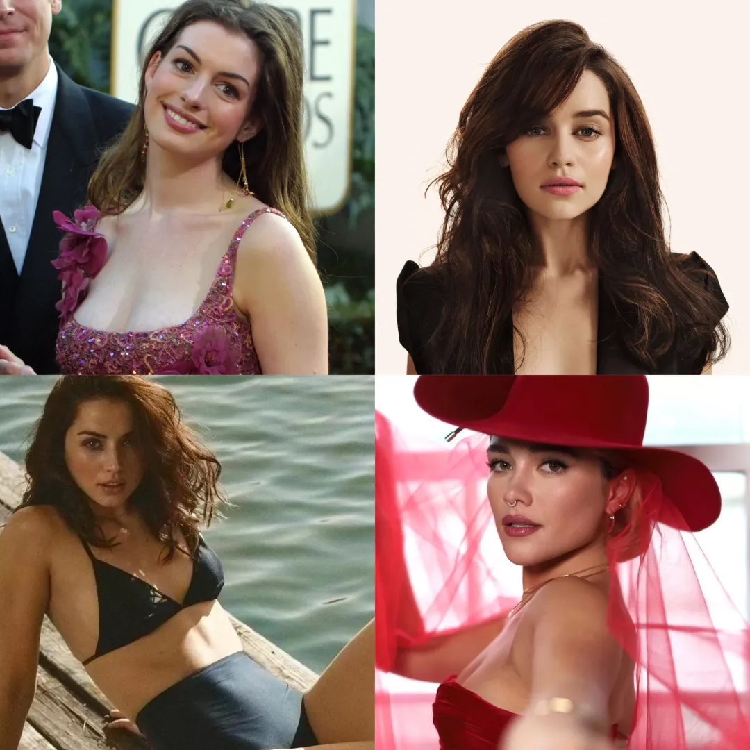 let’s get bi in a roleplay involving Anne Hathaway, Emilia Clarke, Ana de Armas, or Florence Pugh.