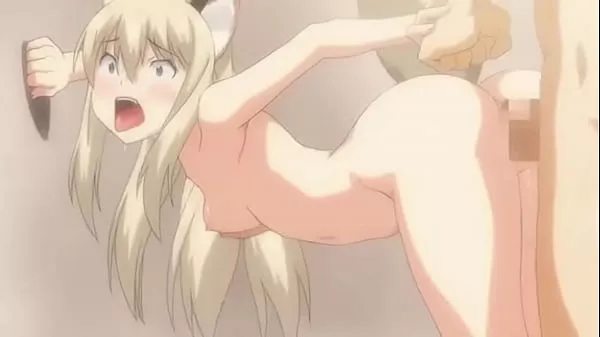 LF Color Source: 1girl, small breasts, brown eyes, blonde hair, nude, long hair, shower